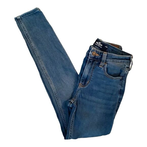 Hollister Denim - Hollister High Rise Super Skinny Blue Jeans Size 24R